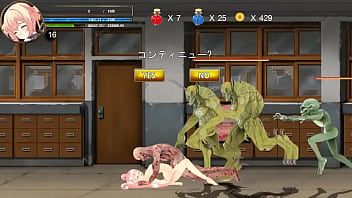 Abspielen Süßes Teenie-Mädchen 18-jähriger Hentai hat Sex mit Männern, Außerirdischen und Monstern Mann im Kampf gegen Mädchen Mei Action Hentai Ryona Gameplay mit interner Penetration Sex-Ansicht