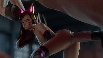 Afspelen 3d anime - video game meisje geneukt door paard | overwatch