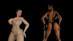 Reproducir Gran culo blanco y enormes tetas naturales: el viaje salvaje de Excella para Backalleytoonz
