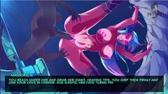 Riproduci Le Monster Girls di Elmora: duro incontro all'aperto nel paradiso dei capelli blu