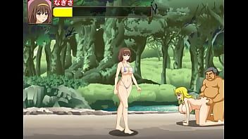Play Pretty bikini girl having sex with a lot of men in bt island act hentai game new gameplay