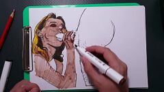 play Artistic Blonde Milf geeft intieme pijpbeurt