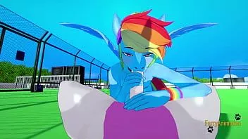 Reproducir Pokemon my little pony yaoi furry - pov rainbow dash suck and is follada por mewtwo - japonés asiático manga anime dibujos animados gay hentai porn