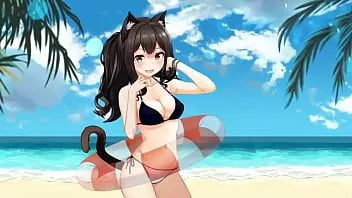 Reproducir Neko beach - todas las animaciones (sin sonido)
