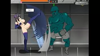 Play Shinobi girl act hentai ryona game gameplay . cute girl having sex with monsters men and robots