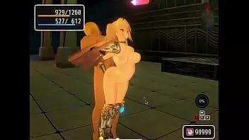 Reproducir Bonita chica rubia hentai teniendo sexo con hombres, duendes y orcos en el juego de sexo hentai pricia defense act