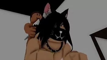 Play Roblox neko girl gets fucked against a wall