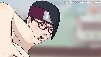 Jouer Sarada adulte a des relations sexuelles avec naruto, elle chevauche la bite du hokage