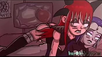 Redare Devil-lynn [tija de demon împinsă] viguros în tânguița eroului corbi!... dar devil-lynn pare neimpresionată!