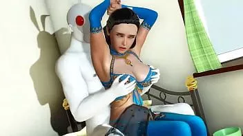 Redare Drăguță dansatoare hentai care face sex cu un bărbat îmbrăcat în haine de iepure în video de sex hentai 3d fierbinte