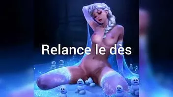 play Elsa Frozen hentai francese joi avec dès (gioco di culo, gioco di ghiaccio)