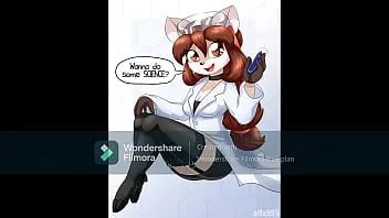 تشغيل جمع Loona و Doe فروي الإباحية