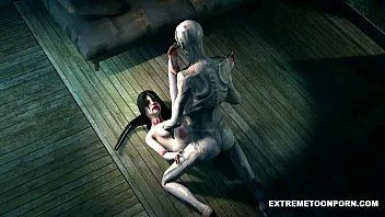 Jouer Foxy 3d dessin animé zombie renarde sucer et baiser