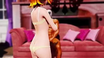 Redare Rin-chan iubește sexul dur la fel ca mica târfă care este