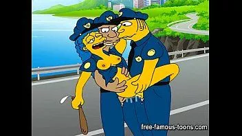Abspielen Simpsons und Futurama-Hentai-Orgien