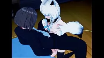 Abspielen Hololive fubuki bläst ihre Freundin als Fanservice-Subbed