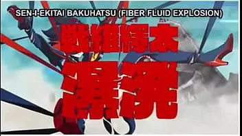 Redare Ryuko x satsuki | tentacule | vaginal si anal |
