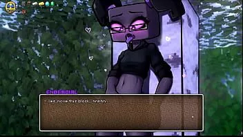 play Hornycraft [parody hentai game pornplay ] ep.9 minecraft enderman мастурбирует на улице в лесу