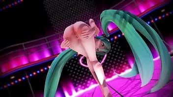 play Hatsune Miku впервые испытывает анальный секс и любит его, ммд - от [katsuoo]