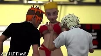 play Timp pentru adulți - profesor de gimnastică hentai cu țâțe mari arată clasei cum să dea cap
