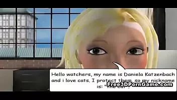 play Dua hotties kartun 3d seksi sedang mengobrol beruap