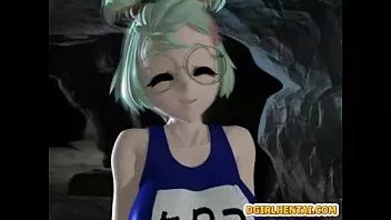 Jouer Hentai 3d sexy avec de beaux seins combat chaud avec monstre