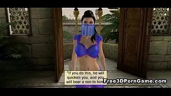 Play Sexy 3d cartoon brunette hottie sucking and fucking