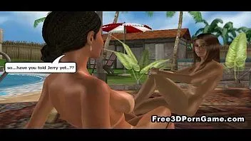 Reproducir D lesbianas chicas ¿ el desagradable en el playa