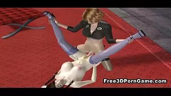 تشغيل 3d cartoon asian gets her pussy fucked by a tranny
