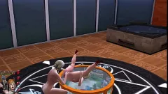 Redare 3D Anime Shemale Taboo: fundul mare al blondei face sex și muie greu