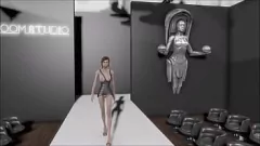 Afspelen 3D Anime Hentai: Schattige tiener in minirok en korte jurk uit Fallout 4