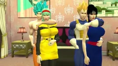 play Hentai Ateşli Chichi & Bulma Ateşli Dragon Ball Pornosunda Kocaları Değiştiriyor