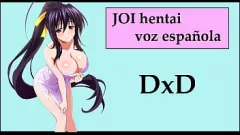 play Hentai JOI con Akeno de DxD: Ella se ríe de tu pequeña polla
