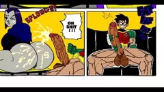 play DoompyPomp Teen Titans: incontro con i cazzi grossi di Raven e Starfire
