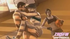 play Intenso Hentai Gangbang de Rebecca Chambers - Cheio de diversão anal, sexo e pés