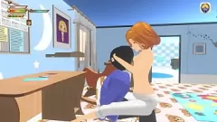 play Anime 3D de fetiche: amante domina estudante em jogo viciante de feminilidade