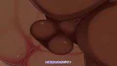 Afspelen 3D Hentai-slet krijgt interraciale creampie en facial in intens trio