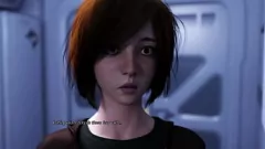 play Gioco hentai cyberpunk: scopata appassionata in piedi di una rossa tettona con un enorme cazzo 3D