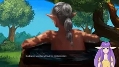 Putar Telanjang Brunette Elf di Anime Voyeur Pt. 13: Payudara Besar, Otot, dan Bekas Luka Terkena