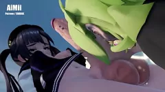 Reproducir Genshin Impact Futanari Trío Mona y Collei Orgía dura