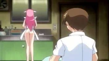 再生 美しいピンクの髪の少女が一口飲み込んだ後、中出し中出しで男子に処女を奪わせる