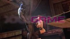 Riproduci HARD 3D HENTAI: sesso animalesco e violento del Signore Oscuro con una ragazza anime rossa e arrapata