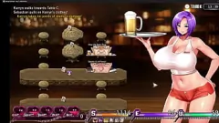 play Karryns Gefängnis Teil 3: Kellnerin Job, Fingersaugen und dampfendes Sex mit dem Aufseher im Hentai -Spiel