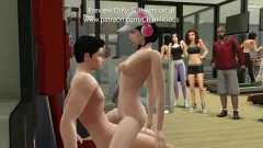 Играть Горячий тренажерный секс с hentai gf