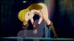 play La blonde de la séance de sexe intense de Zelda mène à une éjaculation