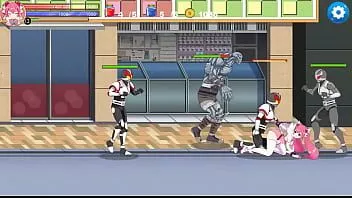 play Chica de pelo rosa teniendo sexo con soldados hombres y monstruos en el juego de acción de corazón de hadas hentai ryona