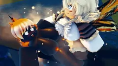 再生 ヘンタイゴジラ対モスラアニメゲームの世界での壮大なセックスバトル