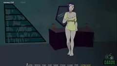play Cartoon Teen Titans Raven wordt geslagen en geneukt in het openbare seksspel