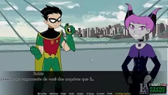 Reproducir Titanes adolescentes de dibujos animados: Raven, Starfire y Jinx se ponen traviesos