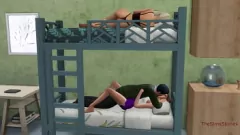 play Tabo proibito di Stepfather: Orgasmo del letto a castello della figliastra anime Pt. 2